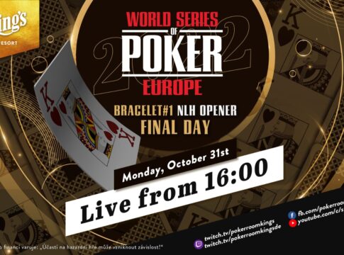 Montag ab 16:05 Uhr – Livestream vom Finale des €350 WSOPE Opener Events aus dem King’s!