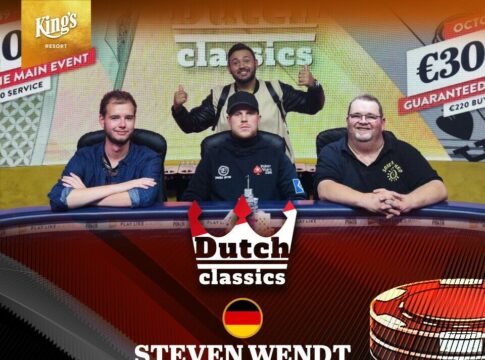 Steven Wendt holt das High Roller der Dutch Classics im King’s