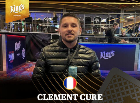 Clement Cure schnappt sich das €1k No Limit Holdem Bounty im King’s Resort