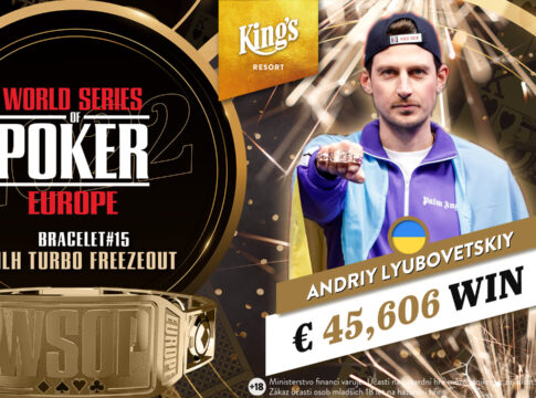 Das letzte WSOPE-Bracelet geht an Andriy Lyubovetskiy in die Ukraine