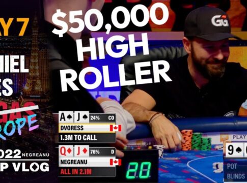 €50.000 High Roller – DNeg WSOPE Vlog Tag 7