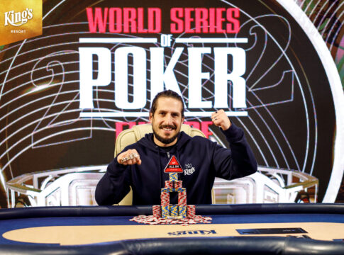 Thomer Pidun bringt das WSOPE 8-Game Bracelet nach Hause