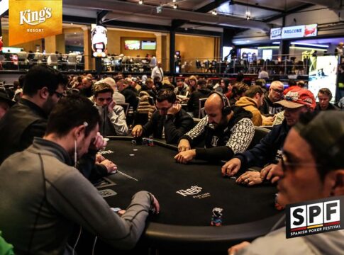 573 Entries zur Halbzeit beim Spanish Poker Festival Main Event im King’s!