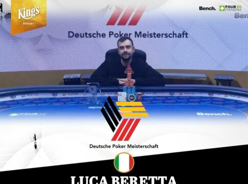 DPM 2022: Luca Beretta schnappt sich das 1k NLH Deepstack