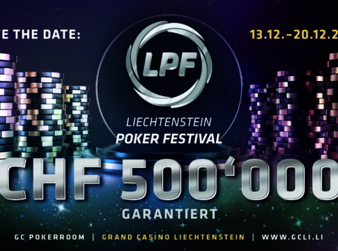 Ab dem 13. Dezember sind CHF 614.000 beim Liechtenstein Poker Festival garantiert!