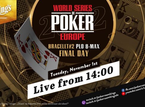 Dienstag ab 14:00 Uhr – Livestream vom Finale des €550 WSOPE PLO 8-Max Events #2 aus dem King’s!