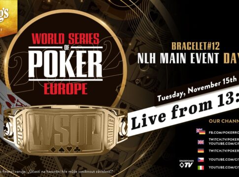 Dienstag ab 13:00 Uhr – Tag 4 des €10.350 WSOP Europe Main Events!