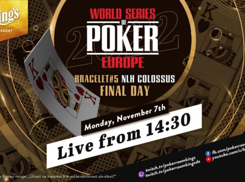 Montag ab 14:30 Uhr – Livestream vom Finale des €550 WSOPE Colossus Events!
