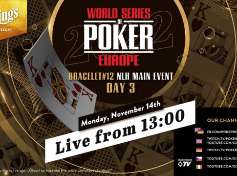 Montag ab 13:00 Uhr – Tag 3 des €10.350 WSOP Europe Main Events!
