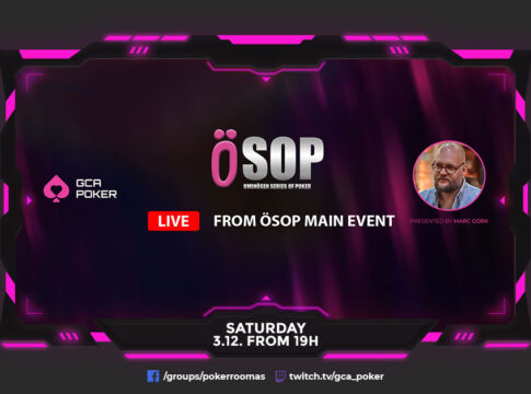 Samstag ab 19:00 Uhr ÖSOP Main Event aus dem Grand Casino Aš!