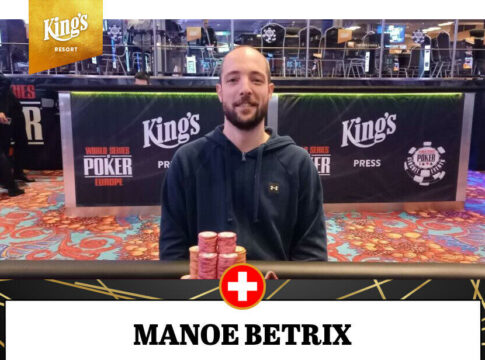 Schweizer Manoe Betrix gewinnt das 1K NLHE Bounty im King’s