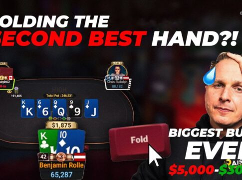CRAZIEST Poker Fold On Twitch!? | Stream Highlights