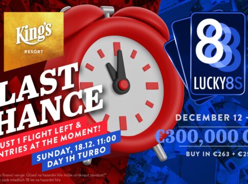 Mega Overlay beim 888poker Live Lucky 8s Event im King’s erwartet!