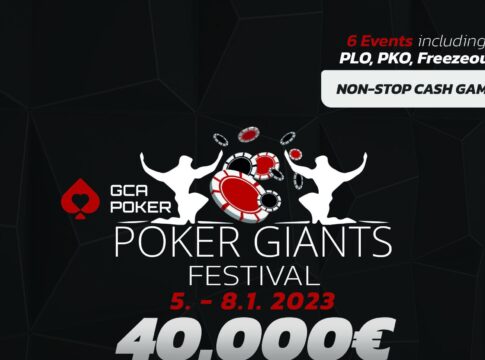 Das PokerGiants Festival garantiert zum Start ins neue Jahr €56.000 im Grand Casino Aš!