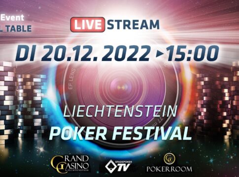 Dienstag ab 15:00 Uhr – Finale des CHF 400  Liechtenstein Poker Festival Main Events!
