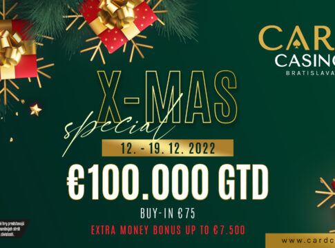 Ab Montag sind €100.000 beim X-Max Special im Card Casino Bratislava garantiert!