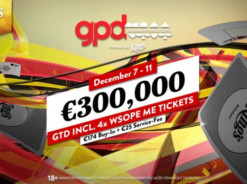 German Poker Days im King’s locken erneut mit €300k GTD