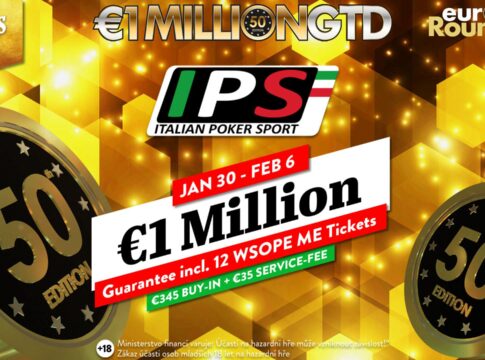 Bei der IPS 50th Edition im King’s werden €1.000.000 für ein Buy-In von €380 garantiert!
