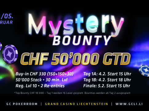 Mystery Bounty in Liechtenstein lockt mit CHF50.000 GTD