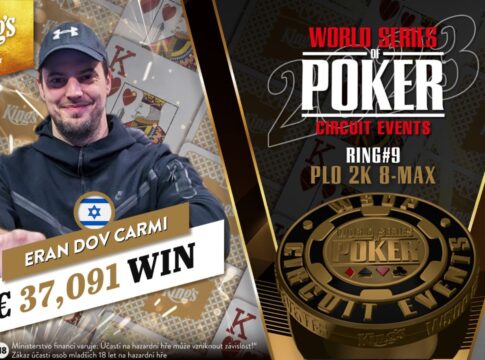 Eran Dov Carmi holt sich den 2k PLO-Ring bei der WSOPC im King’s