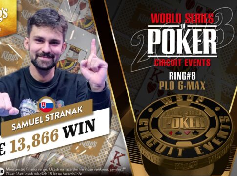 Samuel Stranak schnappt sich im King’s den WSOPC-Ring beim PLO 6-Max!