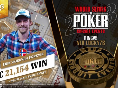 Erik Skjerven Borkvik gewinnt in kürzester Zeit zweiten WSOPC-Ring im King’s