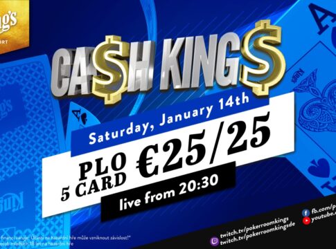 Samstag ab 20:30 Uhr – Ca$h King$ Special 5-Card PLO €25/€25!