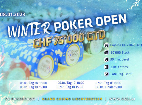 Das GC Liechtenstein präsentiert die Winter Poker Open