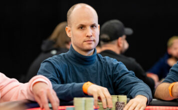 Scarrone vor Fröhli an der Spitze des WSOPC Main Event im GCLI!
