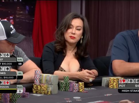 Eric Persson vs. Jennifer Tilly: Flopping Quads – wo, wenn nicht bei High Stakes Poker?!