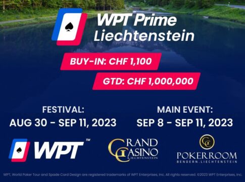 Preisgeld-Rekord – Die WPT-Prime kommt mit CHF 1.000.000 GTD nach Liechtenstein!