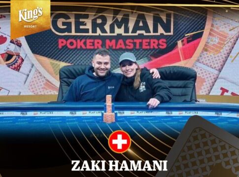 Zaki Hamani jubelt beim NLH Morning Turbo im King’s Resort