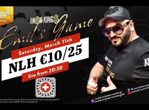 Samstag ab 20:30 Uhr – Ca$h King$ Special „Emil’s Game“ NLH €10/€25!