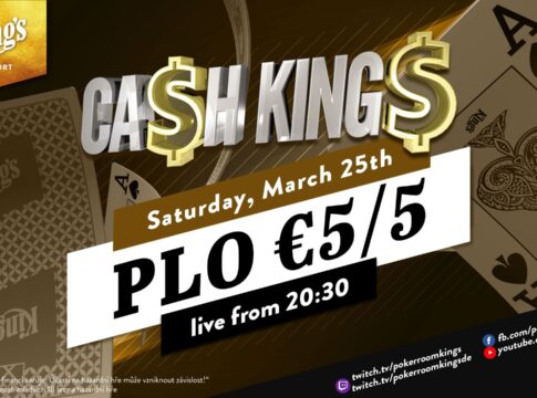 Samstag ab 20:30 Uhr – Ca$h King$ Special „Ali’s Game“ PLO €5/€5!
