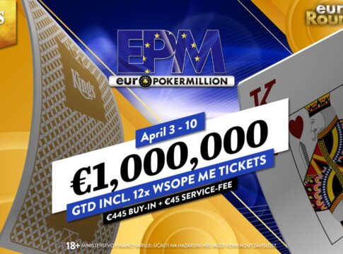 Für €490 Buy-In garantiert die Euro Poker Million im King’s eine Million Euro!