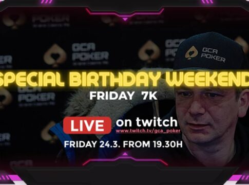 Freitag ab 19:30 Uhr – Friday 7k Event im Livestream aus dem Grand Casino Aš!