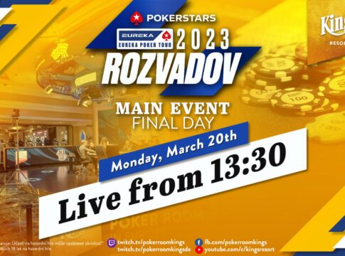 Montag ab 13:30 Uhr – Finale des €1.100 Eureka Main Events!