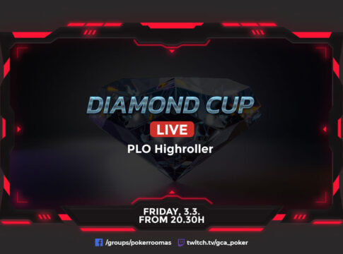 Freitag ab 20:30 Uhr – Diamond Cup PLO High Roller aus dem Grand Casino Aš!