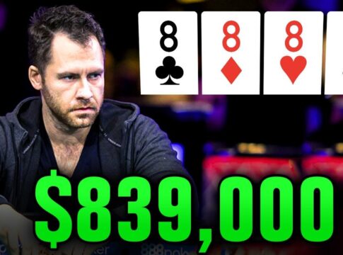 QUADS vs FULL HOUSE! The Worst Bad Beat In History