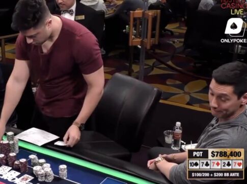 Krasser $788.000 Pot bei Hustler Live – Asse gegen zweimal Könige!