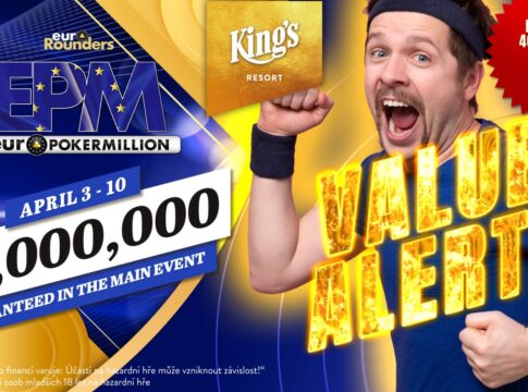 Erst 346 Entries zur Halbzeit bei der Euro Poker Million im King’s!