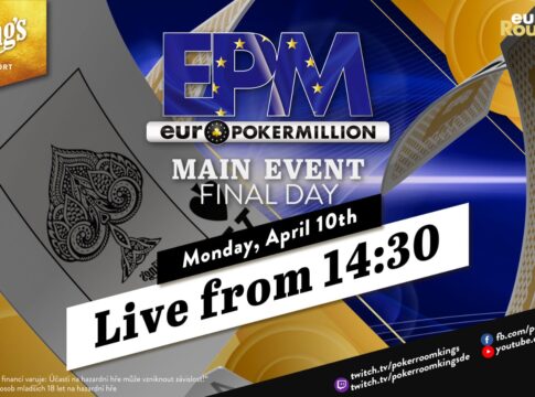 Montag ab 14:30 Uhr – Finaltag der €490 Euro Poker Million aus dem King’s!