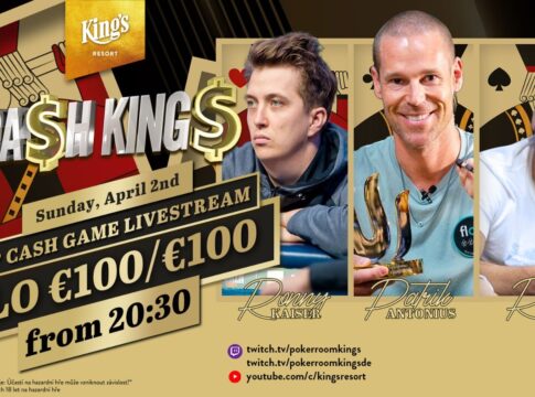 Sonntag ab 21:15 Uhr – VIP Ca$h King$ PLO €200/€400 aus dem King’s!