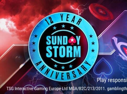 $11 Jubiläums Sunday Storm auf PokerStars garantiert $700.000