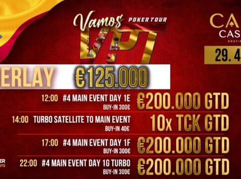 Overlay-Alarm bei der Vamos Poker Tour im Card Casino Bratislava!