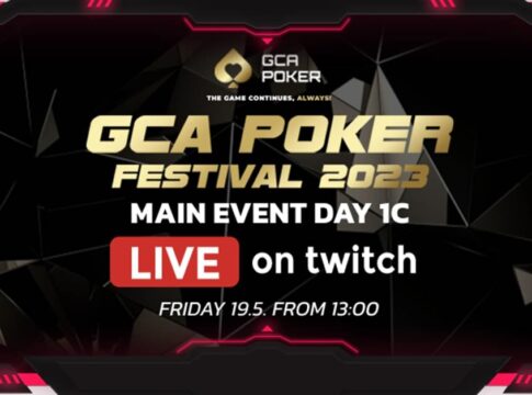 Freitag ab 13:00 Uhr – Tag 1c des €200 GCA Poker Festival Main Events!