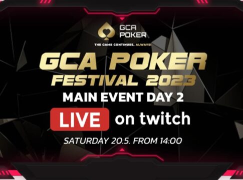 Samstag ab 14:00 Uhr – Tag 2 des €200 GCA Poker Festival Main Events!