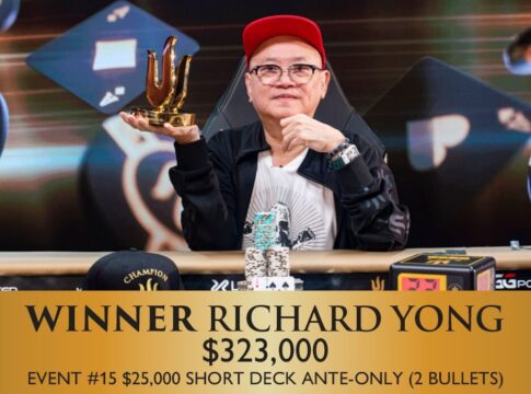 Richard Yong ist beim 25k Triton Poker Cyprus Short Deck nicht zu stoppen!