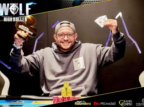 Emil Abadgiev jubelt beim Wolf High Roller im GCLI!