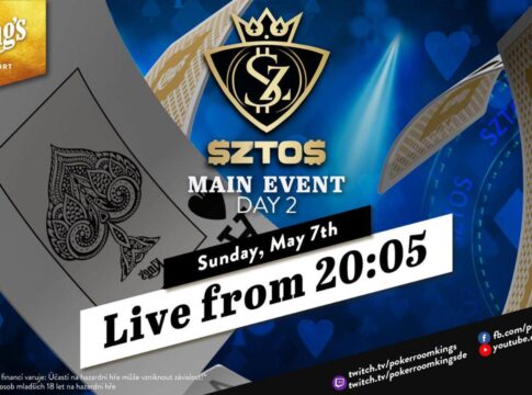Sonntag ab 20:05 Uhr – Tag 2 des €230 $ZTO$ Main Events aus dem King’s!